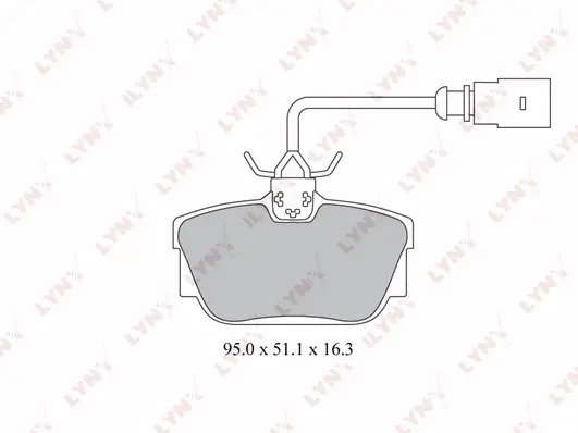 Brake Pad Set, disc brake (BD-3027)