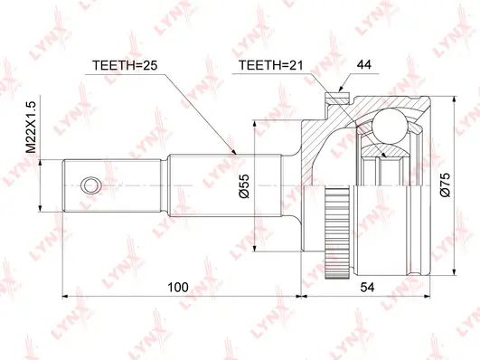 Joint Kit, drive shaft (CO-3860A)