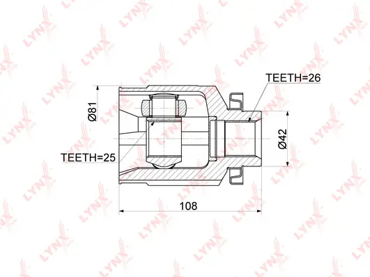 Joint Kit, drive shaft (CI-3770)