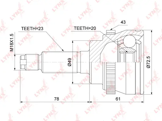 Joint Kit, drive shaft