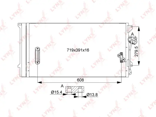 Condenser, air conditioning (RC-0525)
