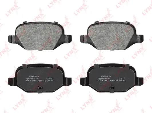 Brake Pad Set, disc brake (BD-2834)