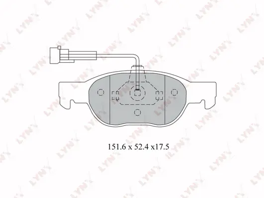 Brake Pad Set, disc brake (BD-2801)