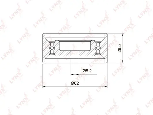 Tensioner Pulley, timing belt (PB-1060)