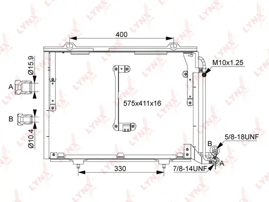 Condenser, air conditioning (RC-0321)