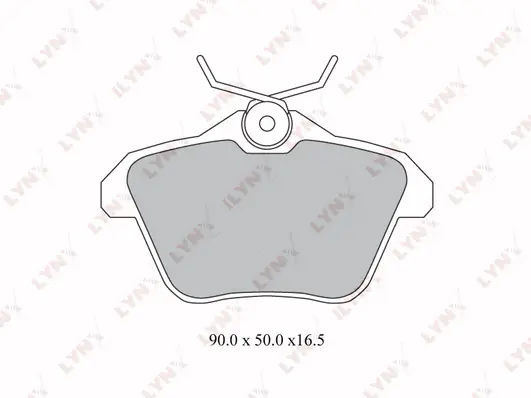 Brake Pad Set, disc brake (BD-2824)