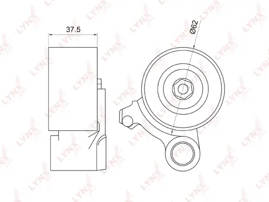 Tensioner Pulley, timing belt (PB-1061)