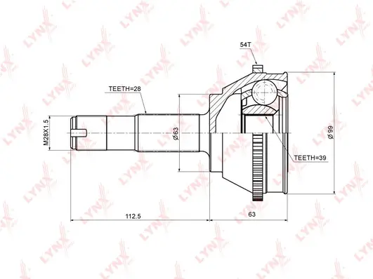 Joint Kit, drive shaft (CO-2213A)