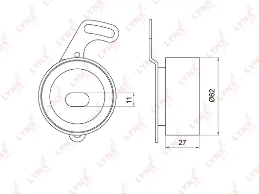 Tensioner Pulley, timing belt (PB-1021)