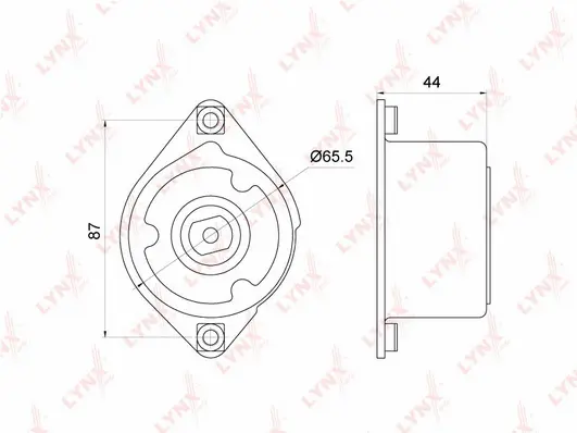 Belt Tensioner, V-ribbed belt (PT-3152)