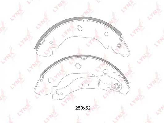 Brake Shoe Set (BS-3002)