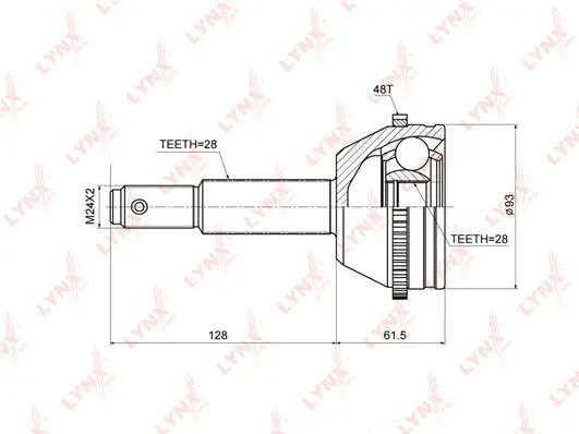 Joint Kit, drive shaft (CO-3668A)