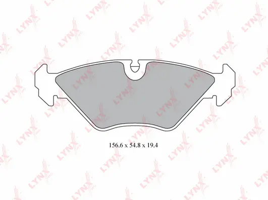 Brake Pad Set, disc brake (BD-6700)
