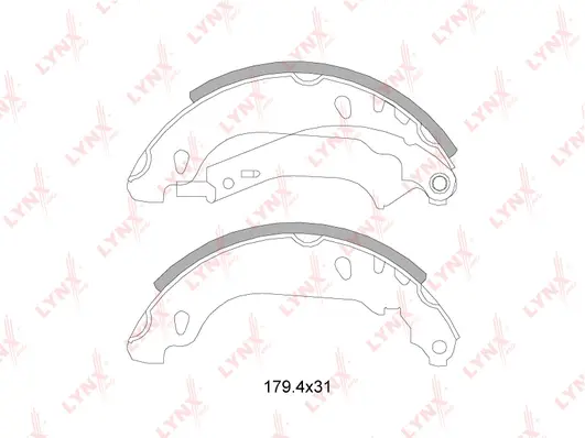 Brake Shoe Set (BS-6101)