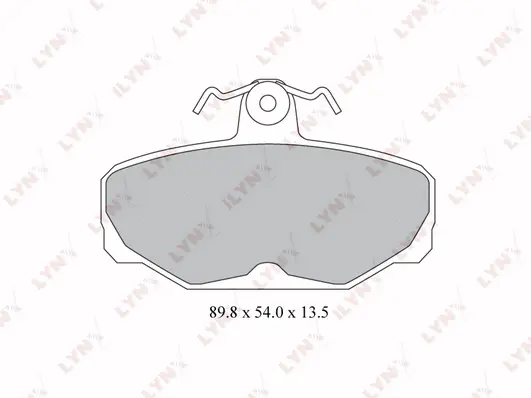 Brake Pad Set, disc brake (BD-3030)