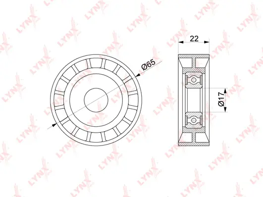 Tensioner Pulley, V-ribbed belt