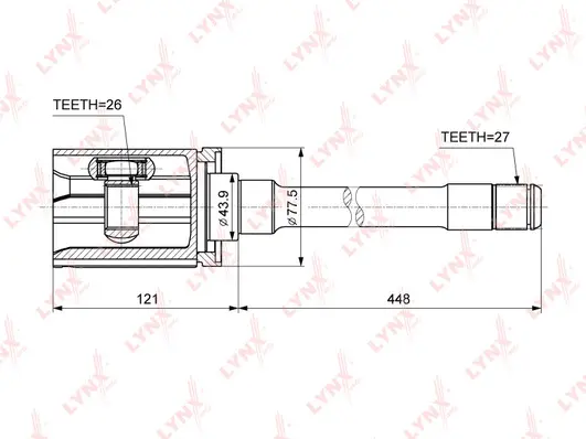 Joint Kit, drive shaft (CI-1410)
