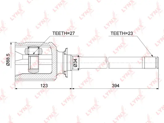 Joint Kit, drive shaft (CI-3729)