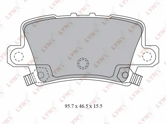 Brake Pad Set, disc brake (BD-3432)