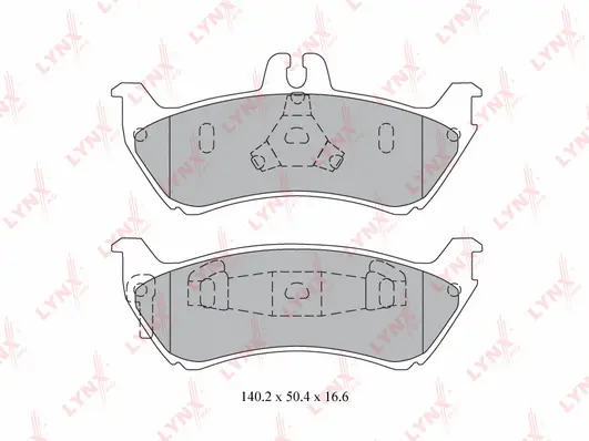 Brake Pad Set, disc brake (BD-5328)