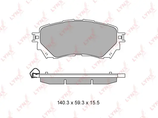 Brake Pad Set, disc brake (BD-5130)