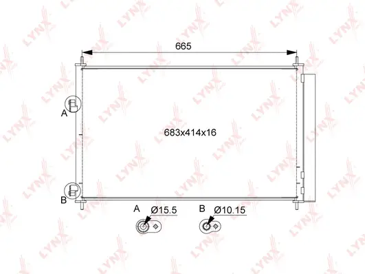 Condenser, air conditioning (RC-0101)