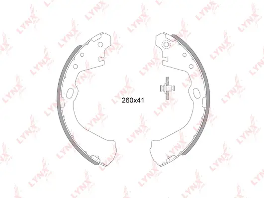 Brake Shoe Set (BS-5711)