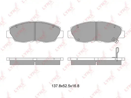 Brake Pad Set, disc brake (BD-3410)