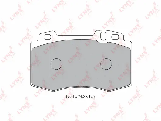 Brake Pad Set, disc brake (BD-5324)