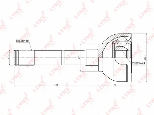 Joint Kit, drive shaft (CO-7529)
