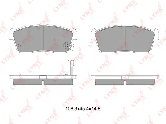 Brake Pad Set, disc brake (BD-7551)