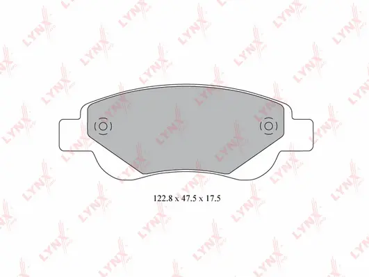 Brake Pad Set, disc brake (BD-6103)