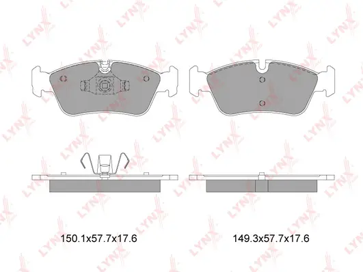 Brake Pad Set, disc brake (BD-1422)