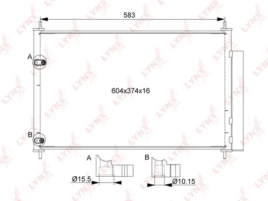 Condenser, air conditioning (RC-0100)