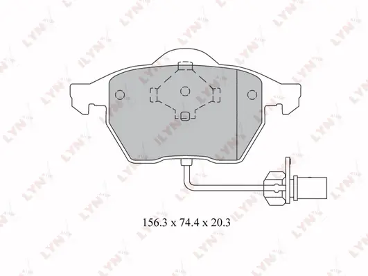 Brake Pad Set, disc brake (BD-3024)