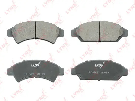 Brake Pad Set, disc brake (BD-7611)