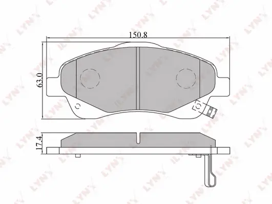 Brake Pad Set, disc brake (BD-7548)