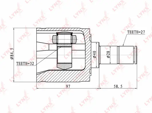 Joint Kit, drive shaft (CI-3400)