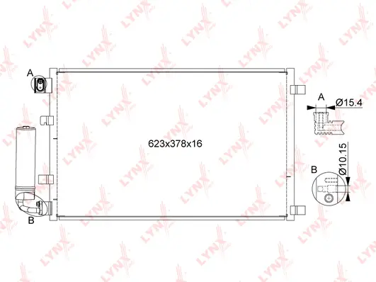 Condenser, air conditioning (RC-0212)