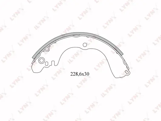 Brake Shoe Set (BS-5501)