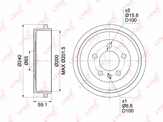 Brake Drum (BM-1008)