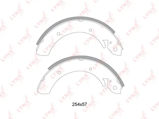 Brake Shoe Set (BS-7000)