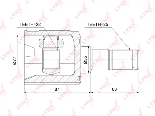 Joint Kit, drive shaft (CI-3751)