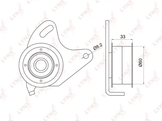 Tensioner Pulley, timing belt (PB-1030)