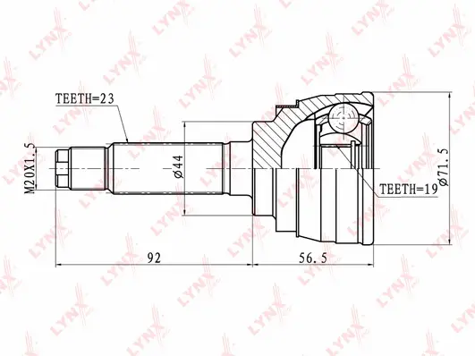Joint Kit, drive shaft (CO-1816)