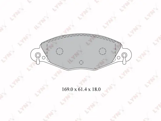 Brake Pad Set, disc brake (BD-2209)
