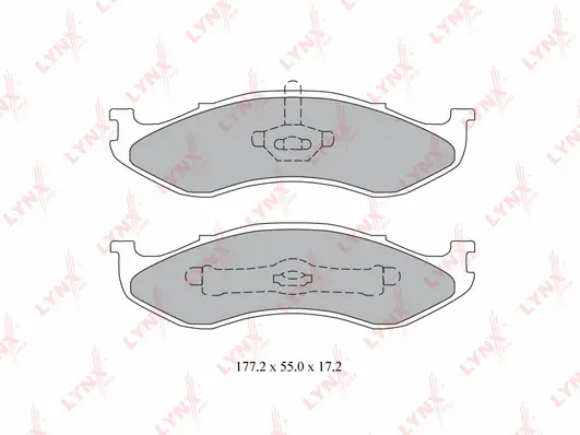 Brake Pad Set, disc brake (BD-4200)