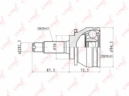 Joint Kit, drive shaft (CO-7103)