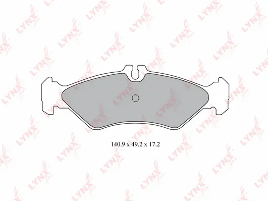 Brake Pad Set, disc brake (BD-5338)