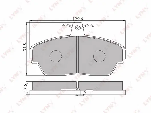 Brake Pad Set, disc brake (BD-4604)